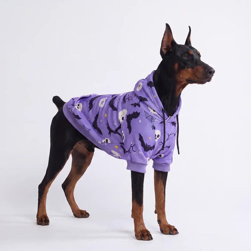 Halloween Dog Hoodie - Purple (2)