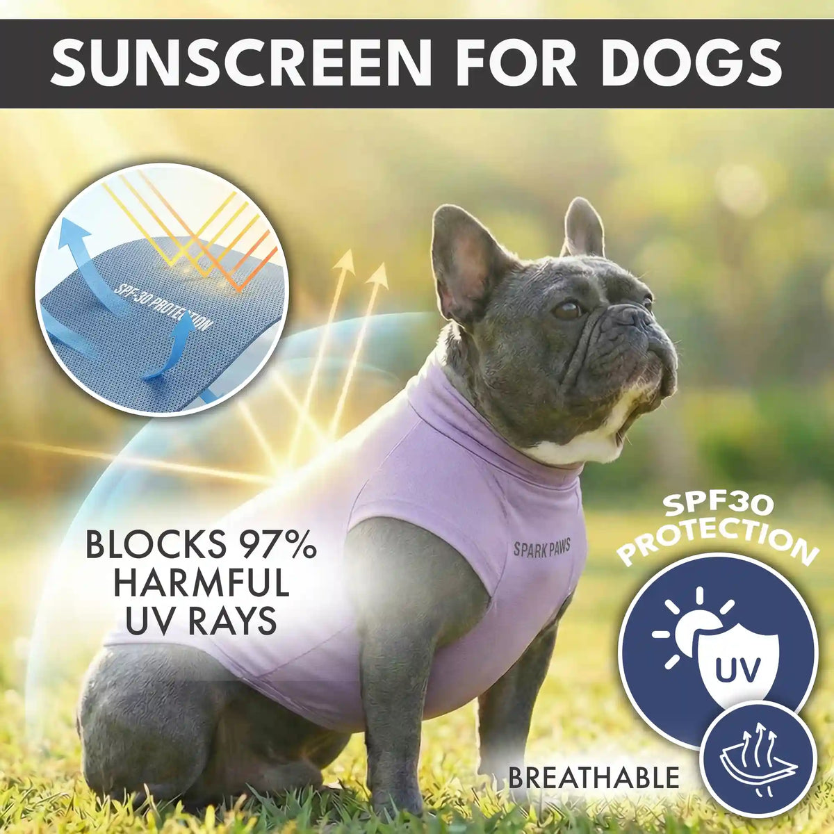 Sunblock Dog T-Shirt 2-pack