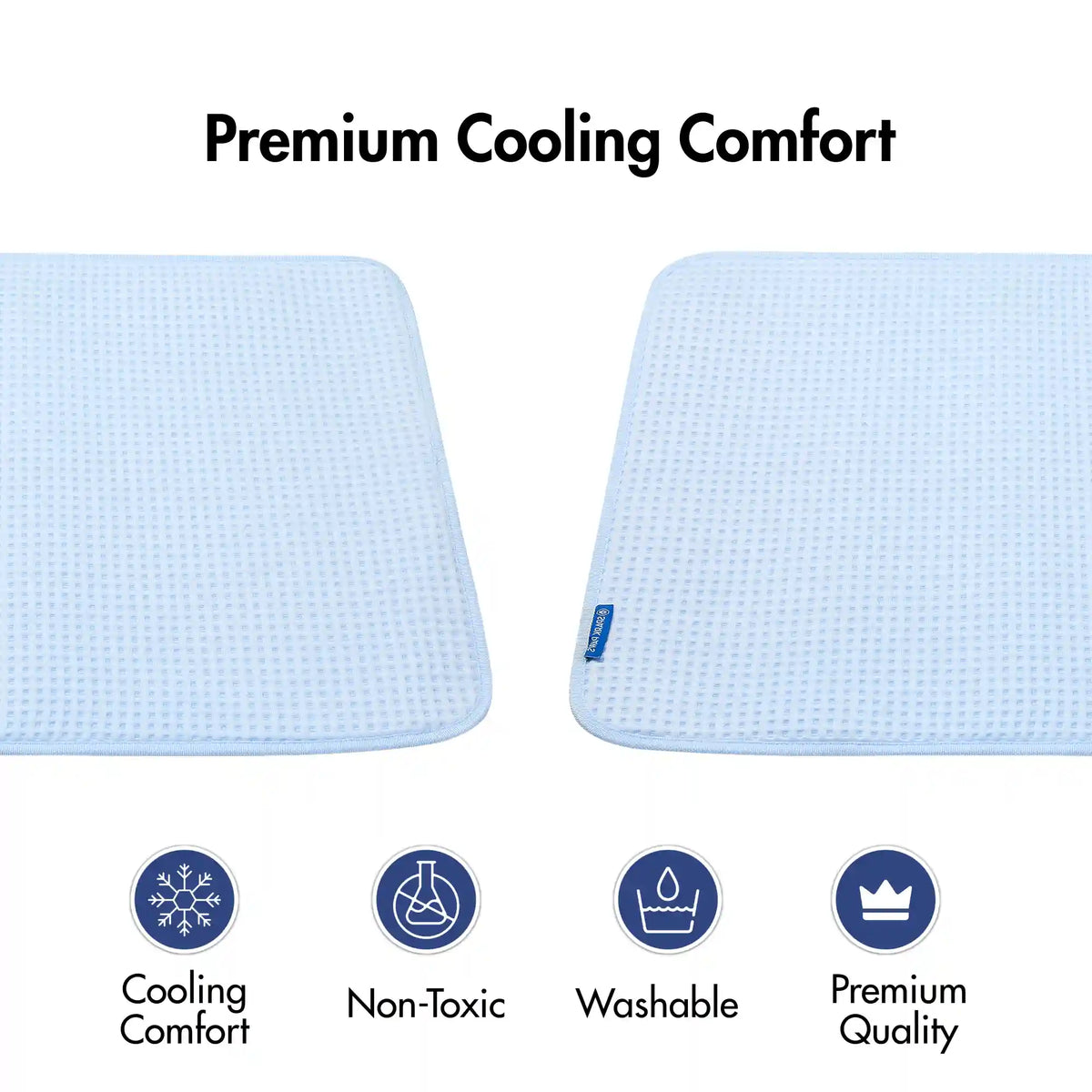 Frostcore™ Cooling Mat (2-pack) - Waffle Blue