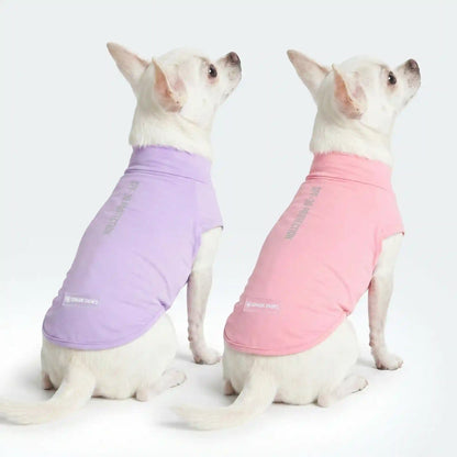 Sunblock Dog T-Shirt (2-pack) - Pink Purple