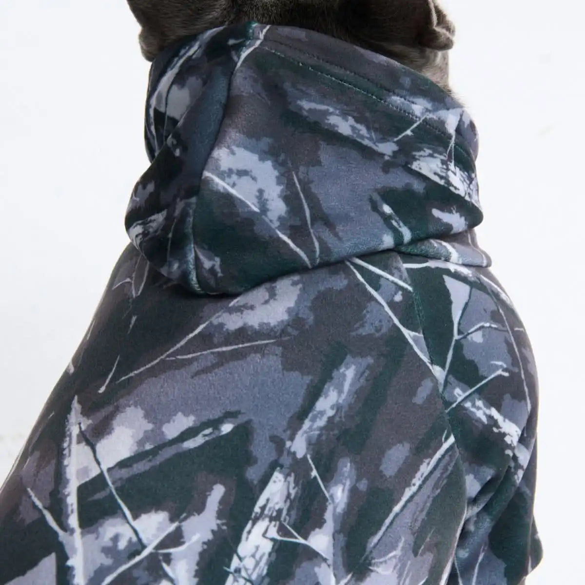 Concrete Wood Dog Hoodies