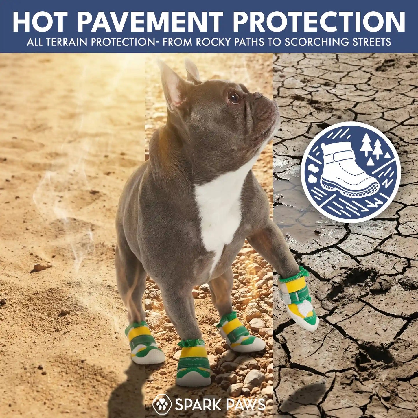 Hot Pavement Pawtector Dog Shoes