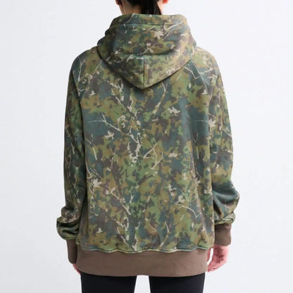 Concrete Wood Human Hoodie - Moss