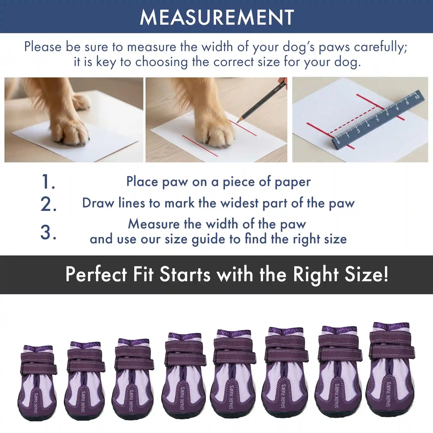 365 All-Season Dog Shoe 4PC Set - Purple