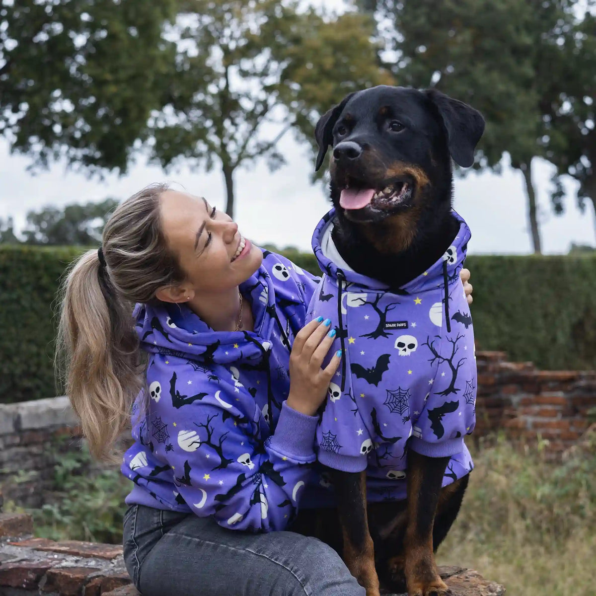 Halloween Human Hoodie - Purple