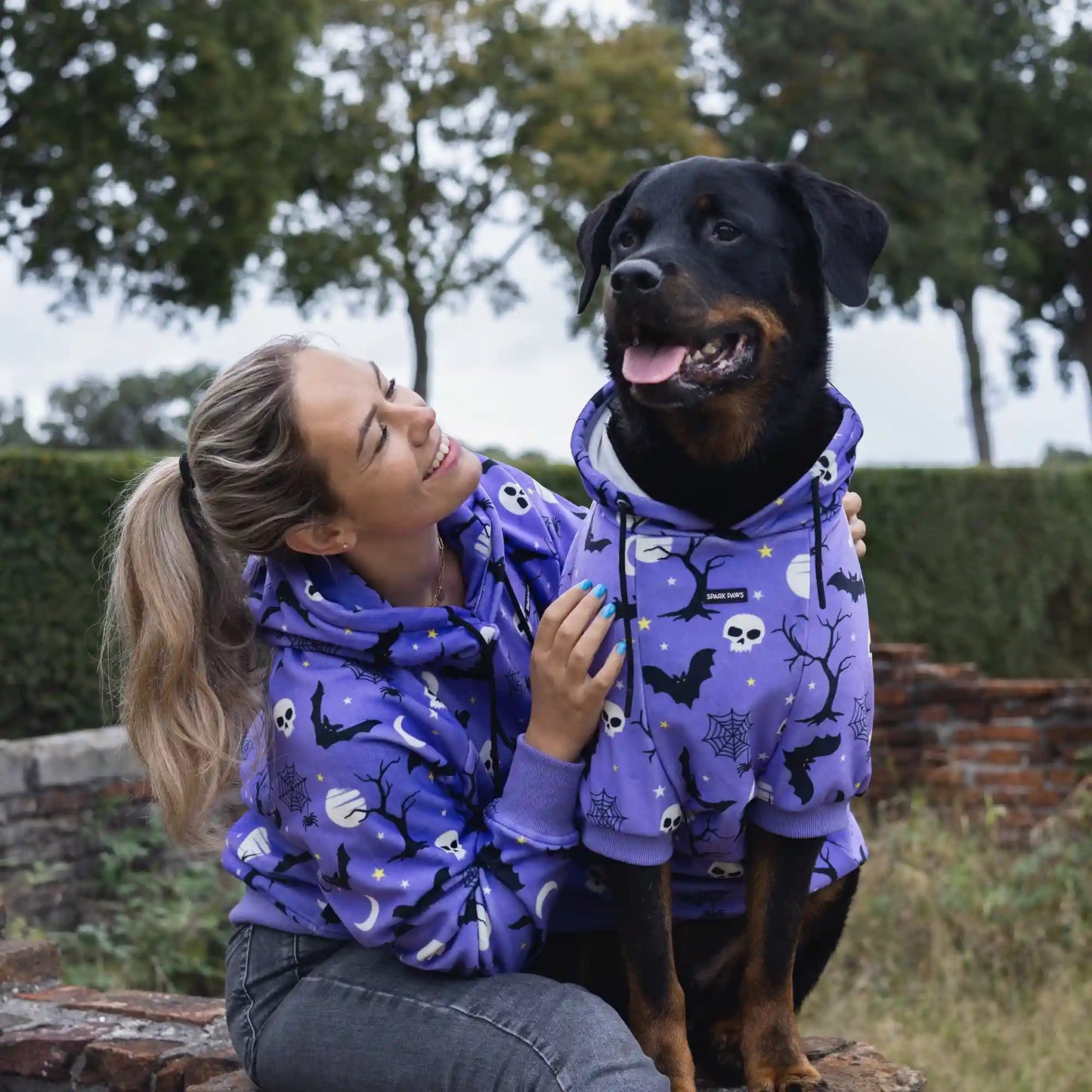 Halloween Dog Hoodie - Purple (2)