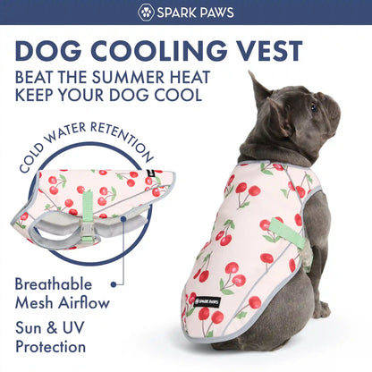 Dog Cooling Vest - Cherries