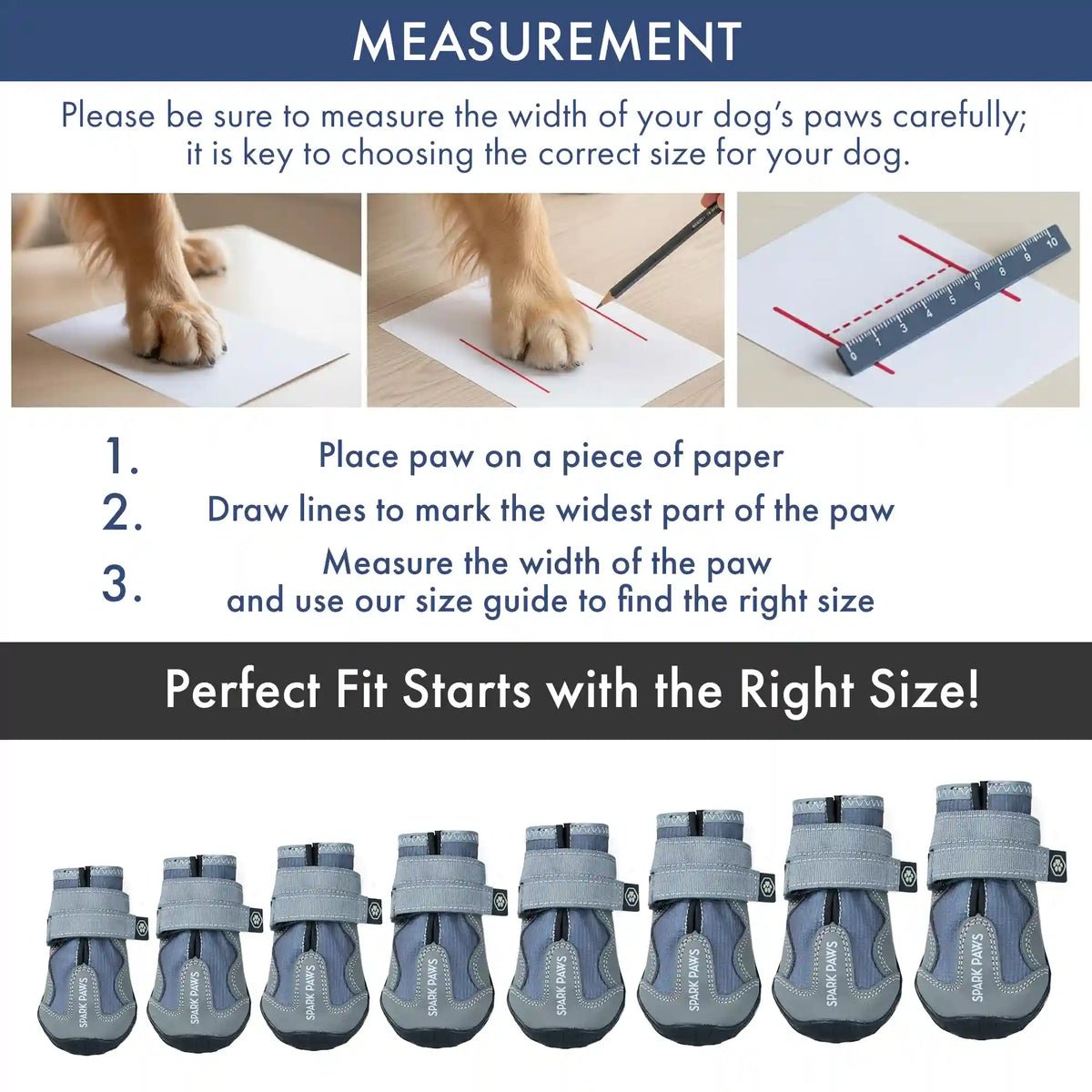 365 All-Season Dog Shoe 4PC Set - Grey