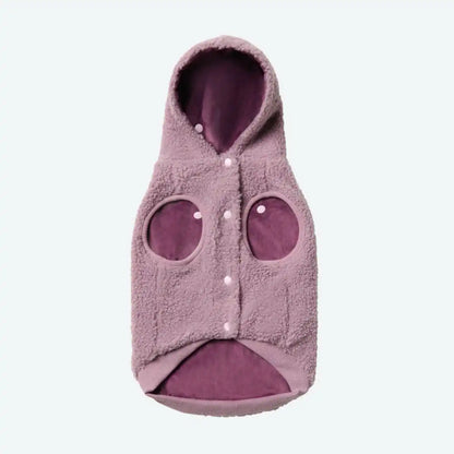 Teddy Sherpa Dog Jacket - Taupe