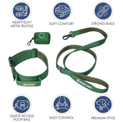 Comfort Control Collar Set - Army Green
