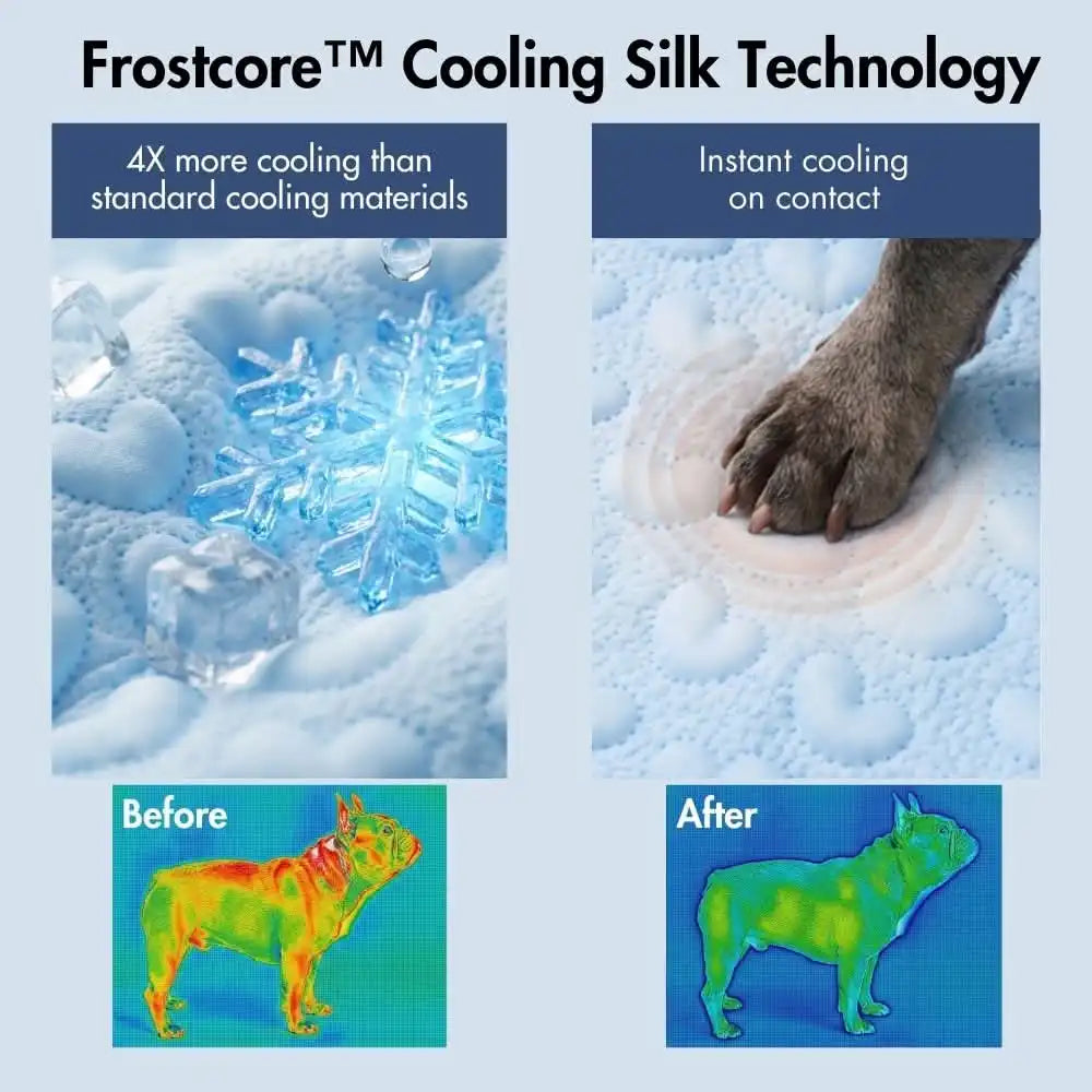 Frostcore™ Cooling Couch Cover Dog Bed