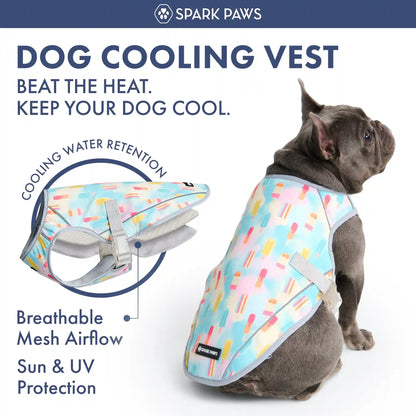 Dog Cooling Vest (2-pack) - Cherries & Popsicles