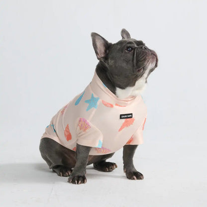 Sunblock Dog T-Shirt - Seashell