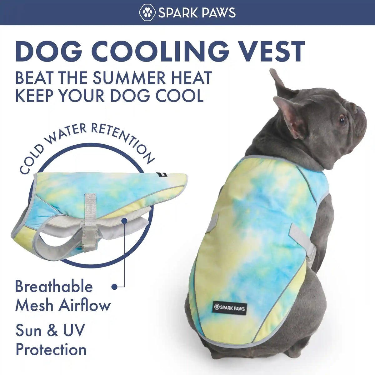 Dog Cooling Vest (2-pack) - Snow Cone & Tropical Storm