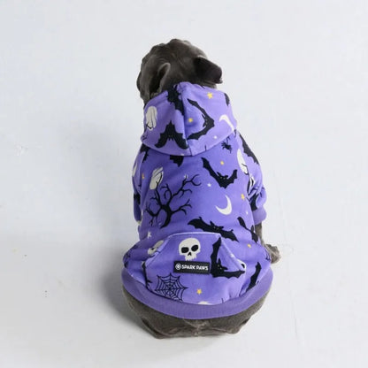 Halloween Dog Hoodie - Purple (2)