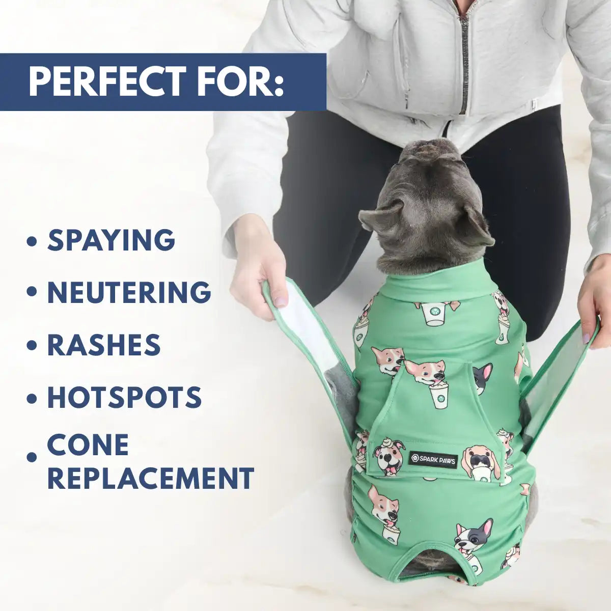 Dog Surgical Suit - Pup Cup