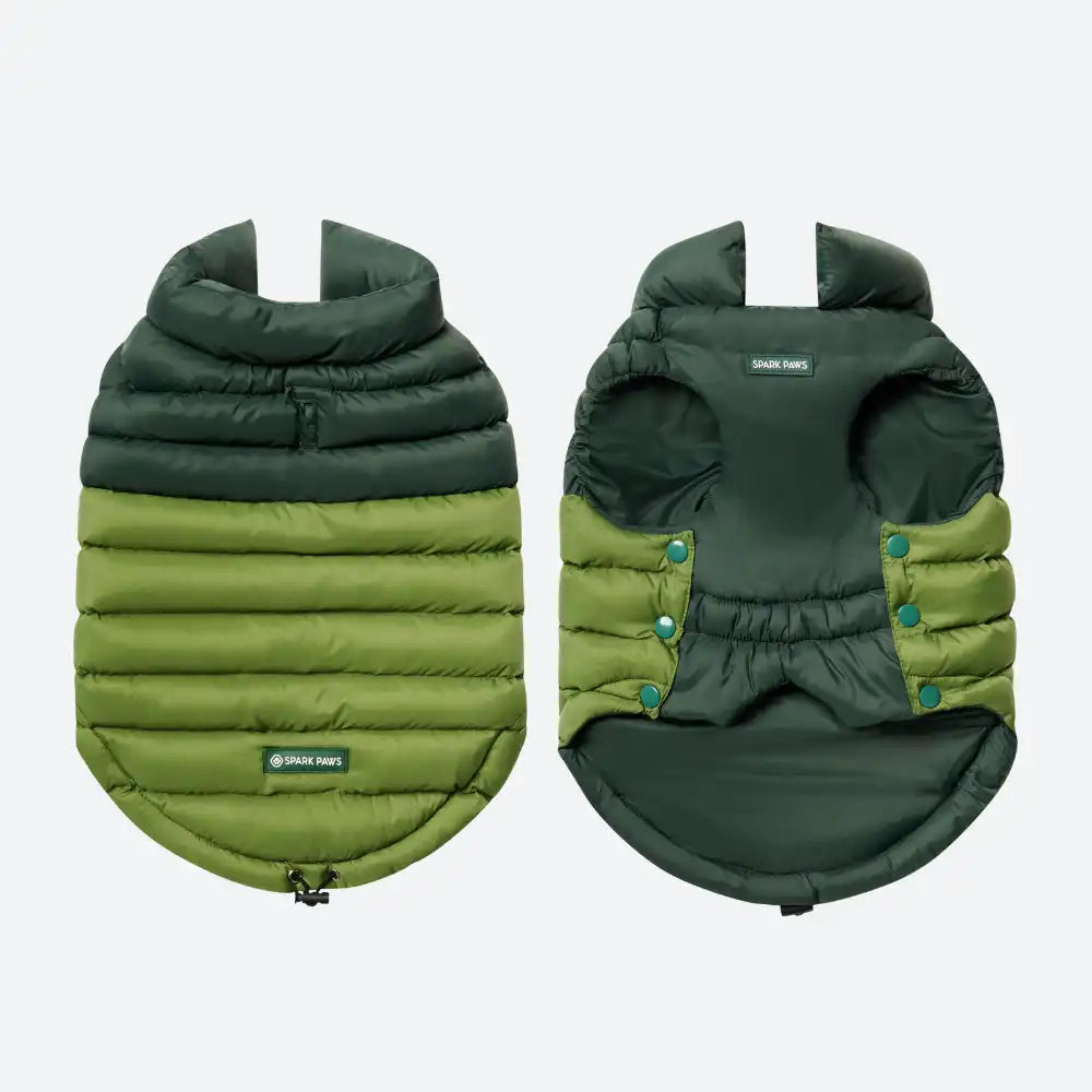 PuffShield Winter Jacket - Green