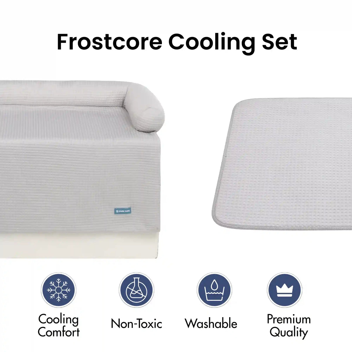 Frostcore™ Cooling Couch Cover Dog Bed and Cooling Mat Sets
