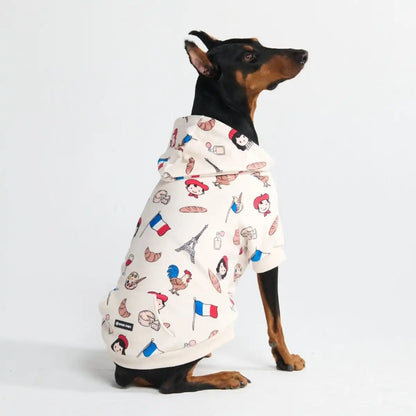 Around the World Dog Hoodies