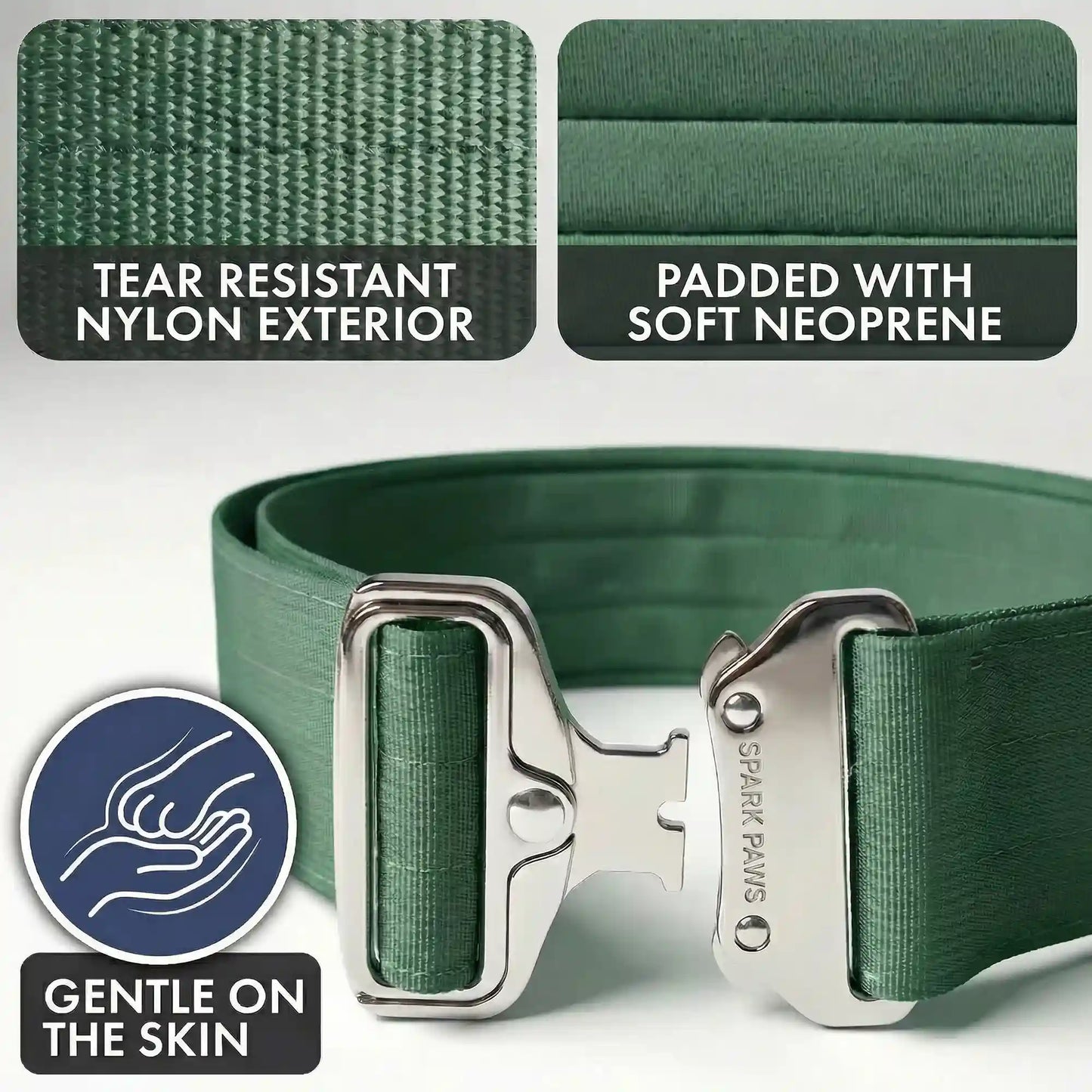 Comfort Control Collar Set - Army Green