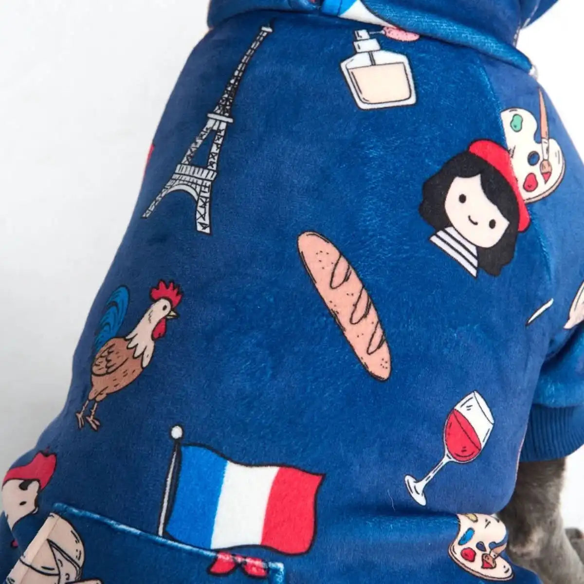 Around the World Dog Hoodies